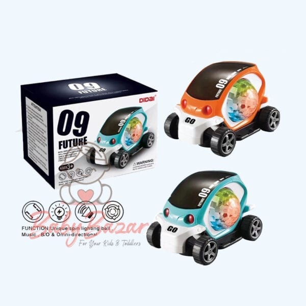 Future Electric Cars Toy for Boys and Girls with 3D Lights & Music