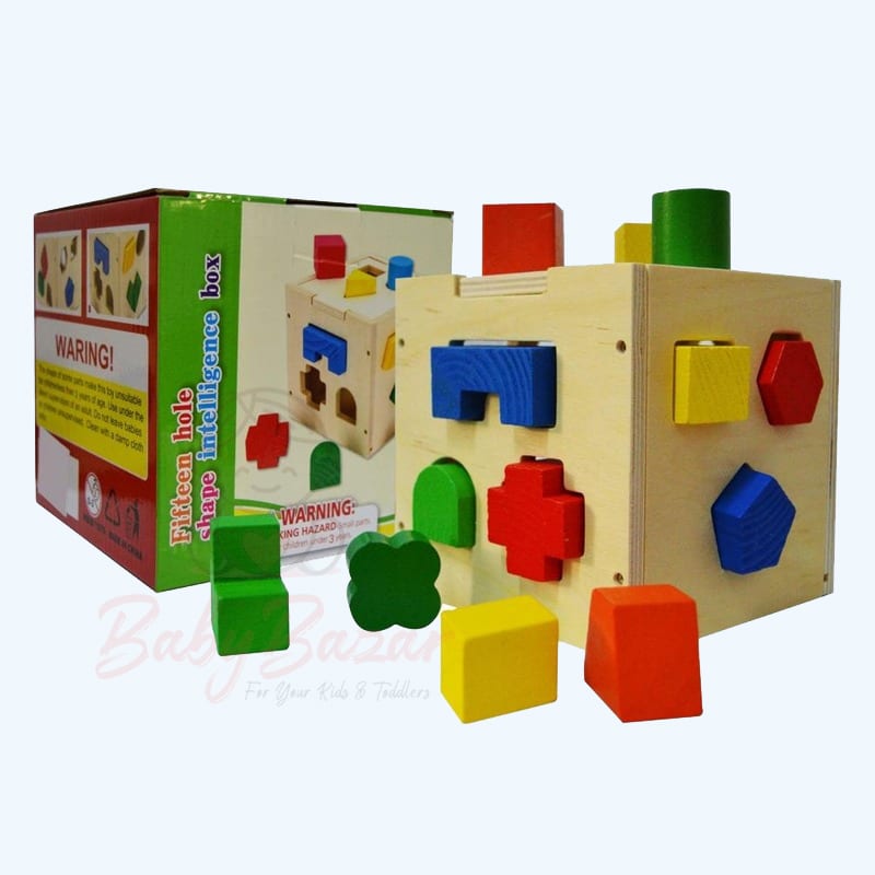 Fifteen Hole Shape Intelligence Box for Kids
