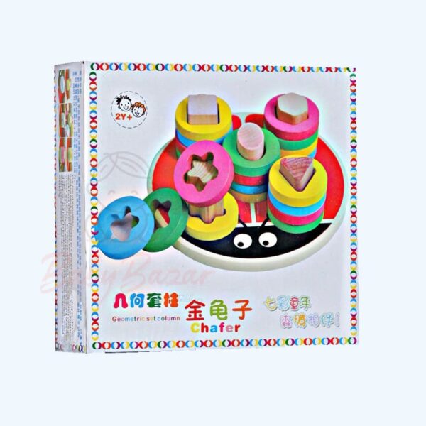 Geometric Set column sharper Wooden Toy