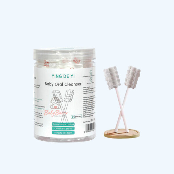Baby Oral Cleaner Baby Tongue Gauze Toothbrush Box