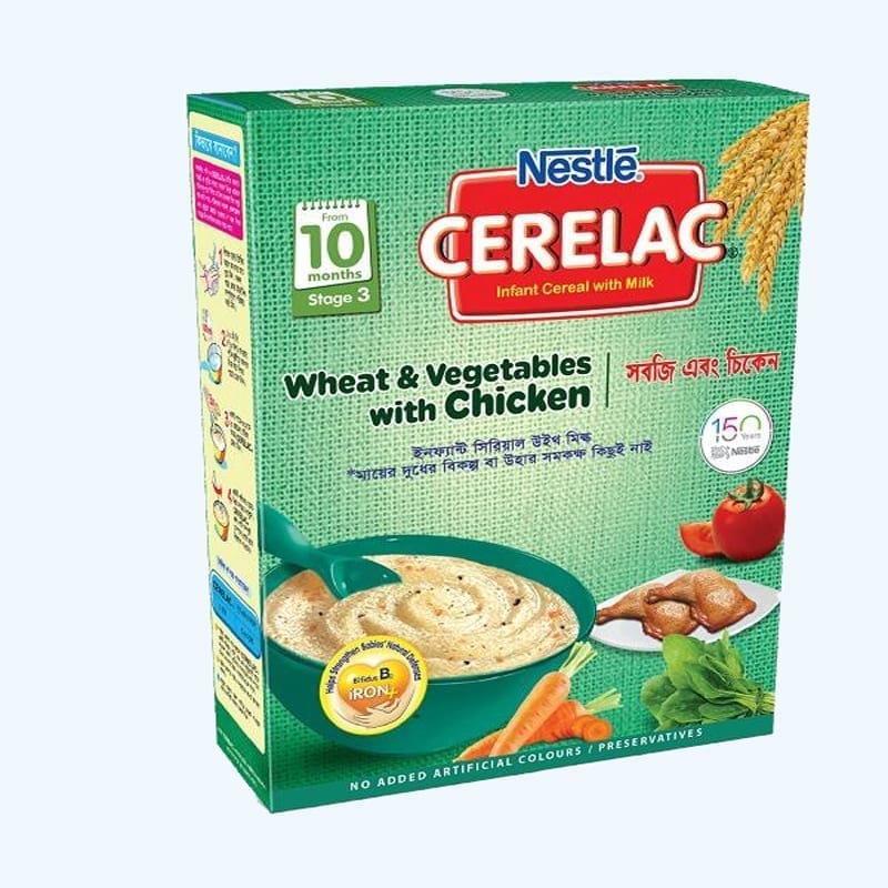 Nestlé Cerelac Wheat & Vegetable with Chicken 10M+