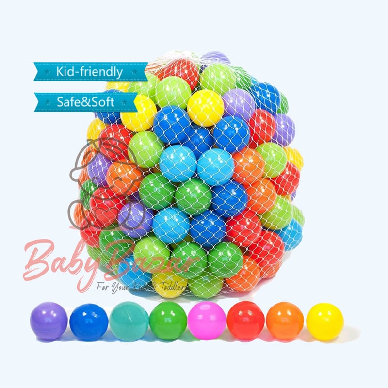 50pcs Colorful Soft Plastic Ocean Play Balls Kids Tent Swim Pit Toys gift for Baby