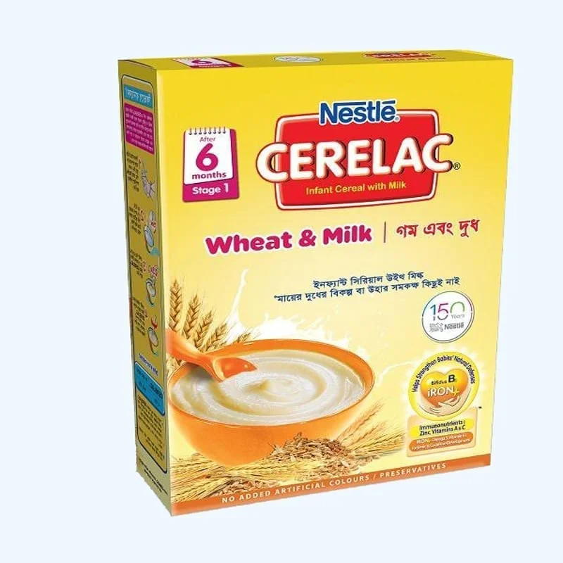 Nestlé Cerelac Wheat & Milk 6M+ - Baby Bazar BD
