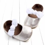 Girls Princess Bowtie Party Shoes S534