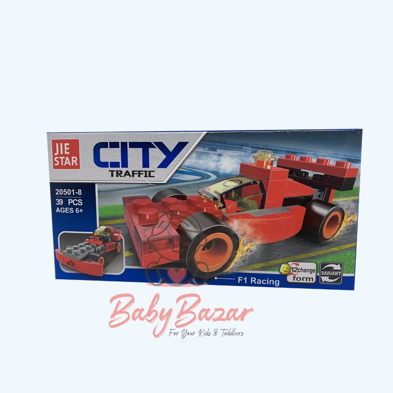 City Traffic Building Blocks Educational Toy