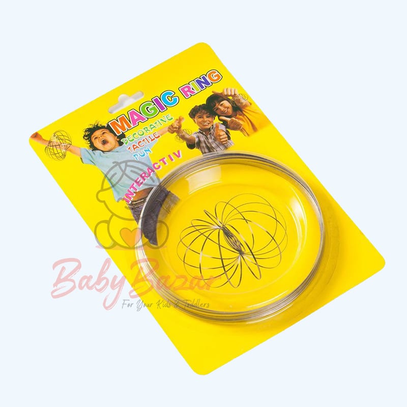 Magic Flow Ring Kinetic 3D Spring Interactive Toy