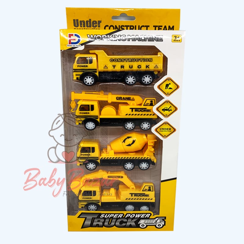 Super Power Truck Construct Team 4 Toy set