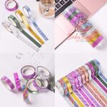 Colorful Washi Tape 10 pcs Packet