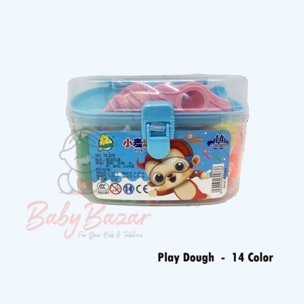 Play Dough 14 Colors Clay Dough, 260 grams, Multi Color