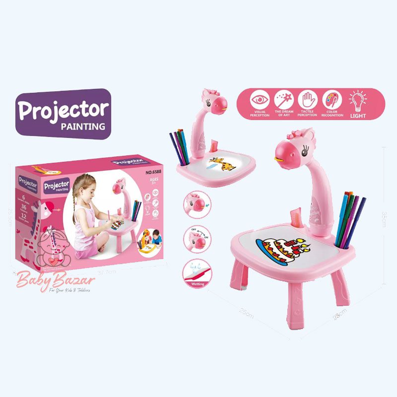 Trace and Draw Projector Painting Preschool Educational Child Learning Desk