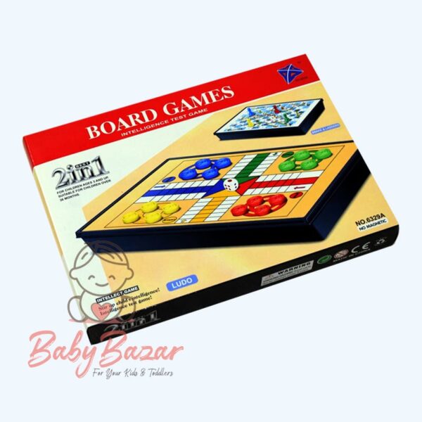 Snake & Ladders 2 in 1 No Magnetic Board Games