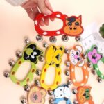 Baby Musical Instrument Cartoon Animal Wooden Rattle Toy