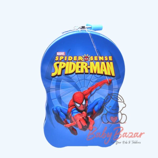 Doaremon Cartoon Metal Piggy Bank with Lock & Key Box for Keeping Bucks