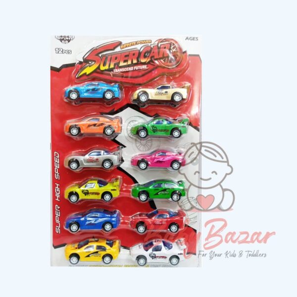 Infinite Power Super Car Toy For Kids 12 Pcs