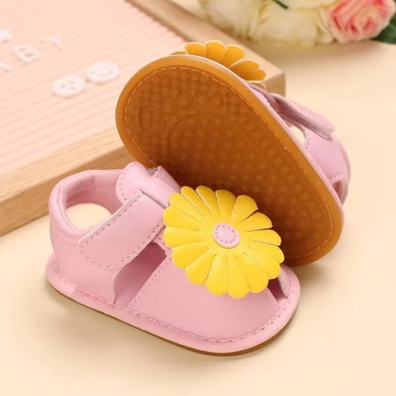 Baby Girl Casual Soft Anti Slip Rubber Sole Toddler Prewalker