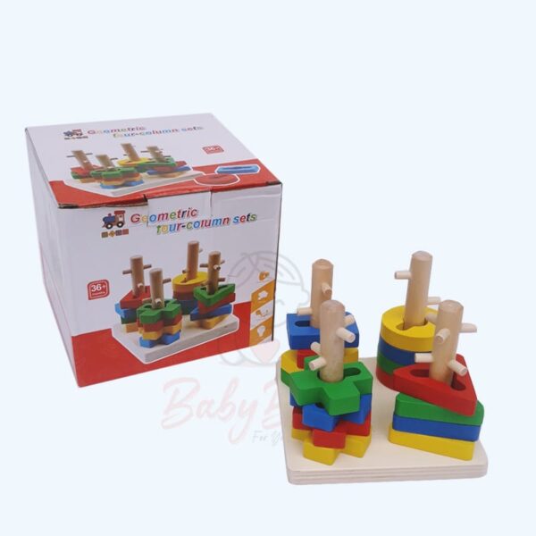 Geometric four column sets