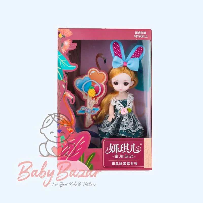 Cute Girl Princess Barbie 17cm Dolls Toy with Gift Box BG4 Baby - Main Image