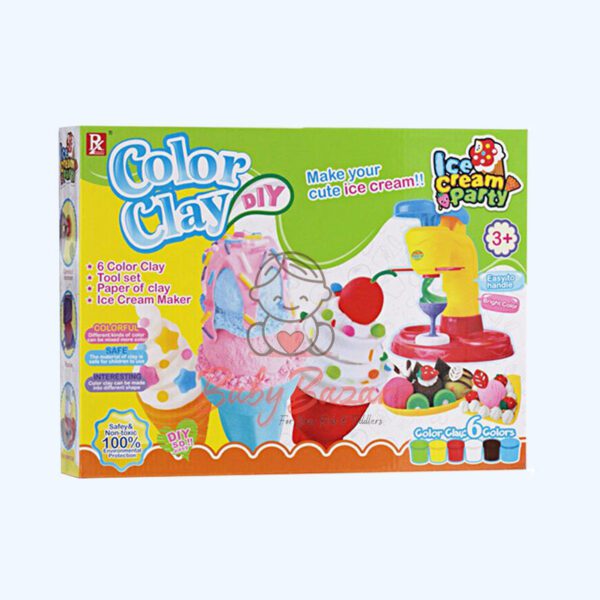 Color Clay Ice Cream Party