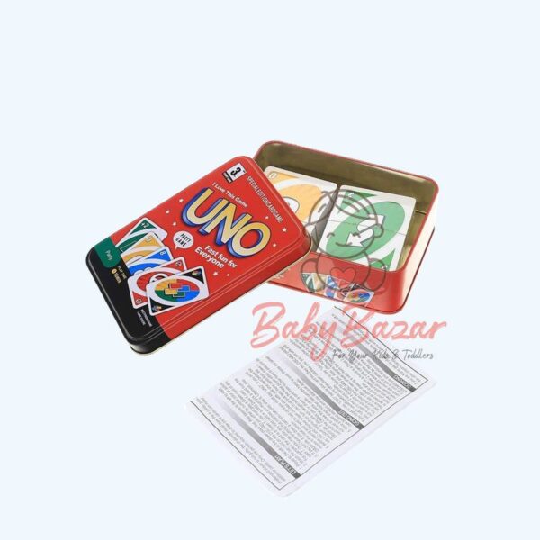 UNO Card Game Metal Box Big