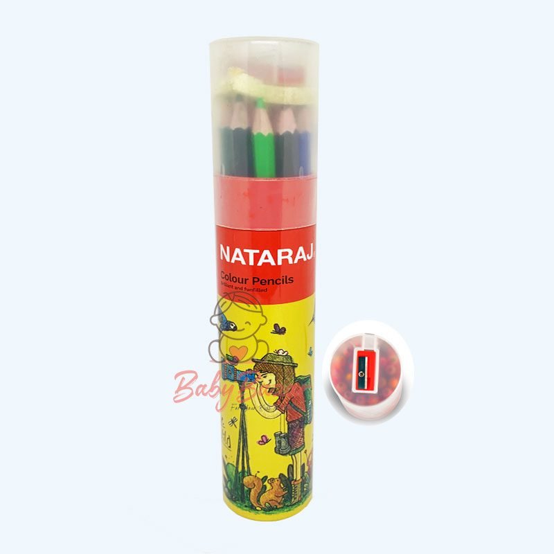 Nataraj Color Pencils 12 Shades with Sharpener