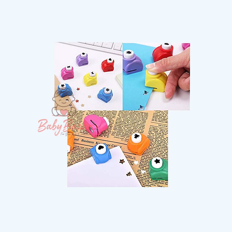 Paper Shapes Punching Hole Tool for Art and Craft Pack of 12