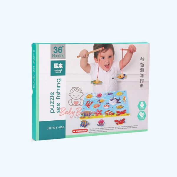 Fishing Magnetic Wooden Educational Puzzle Game