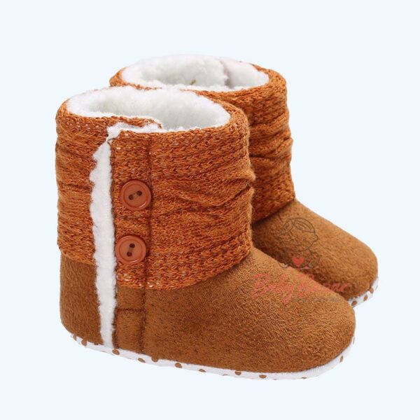 Winter Baby Knit Woolen Soft bottom Toddler Shoes 108