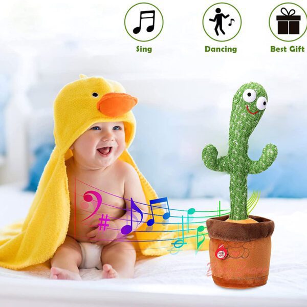 Cute Talking Dancing Cactus Toy for Kids