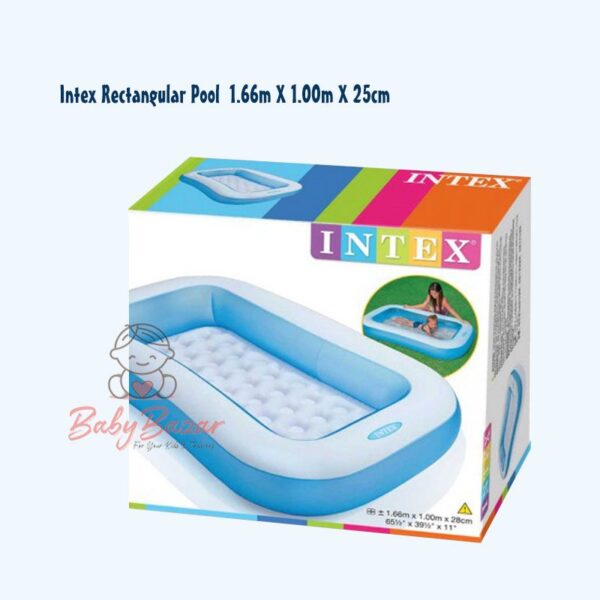 Intex Rectangular Pool 1.66m X 1.00m X 25cm 57403NP