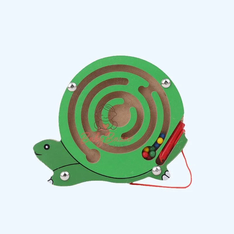 Magnetic Maze Balance Board Wood Game for Kids