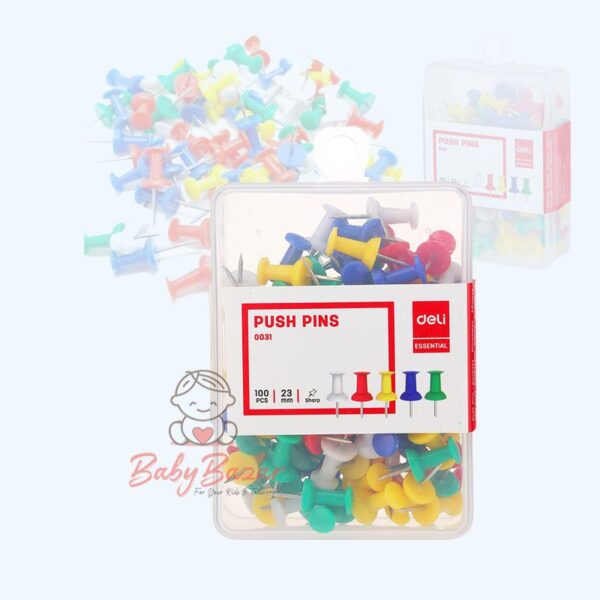 Deli Push Pin 100 Pcs