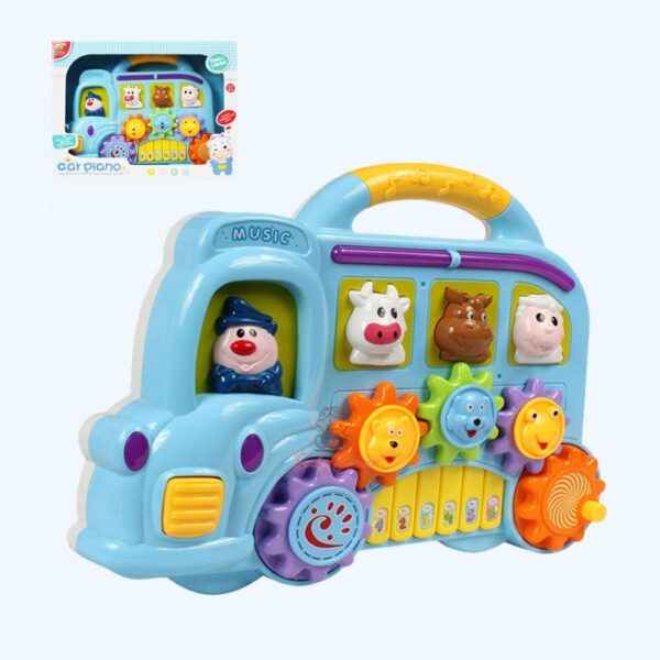 Electric Organ Toddler Car Piano with Music for Kids