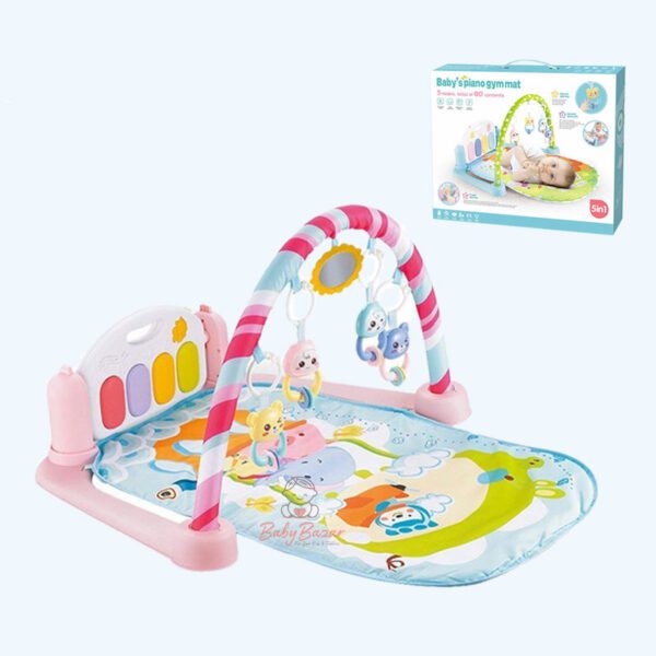 Babys Piano Gym Mat Kick and Play Multi Function