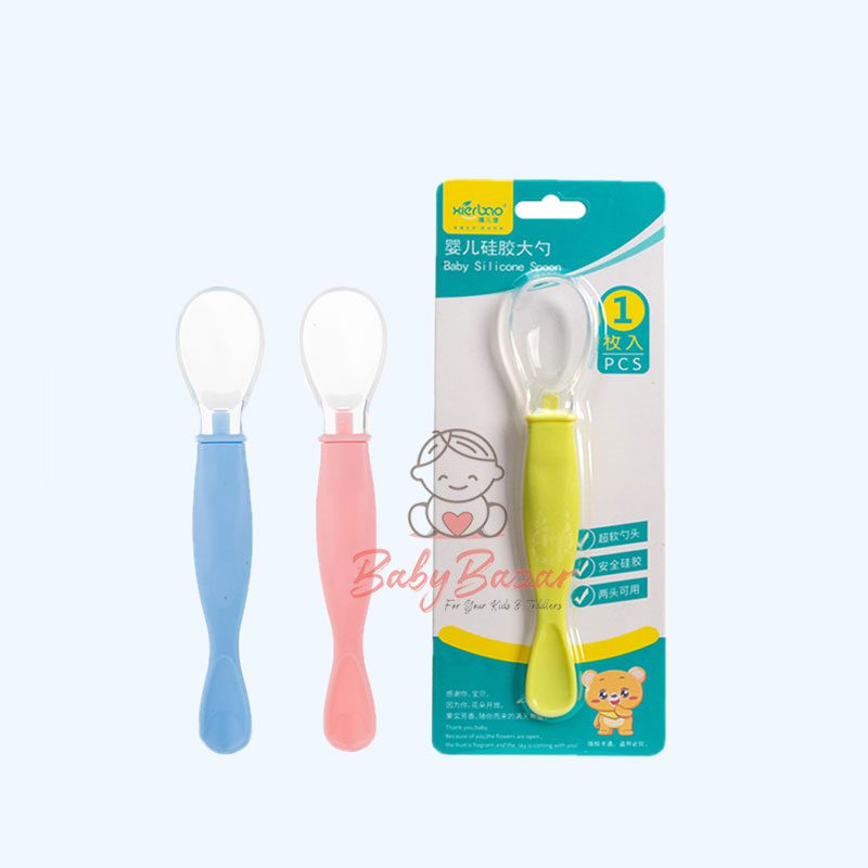 BPA Free Baby Silicone Spoon Single Pack Set 9235 Xierbao