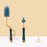 Rotary Silicone Bottle Brush Set of Three 9357 Xierbao