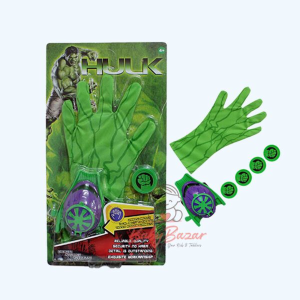 HULK Thrown Action Hero web Shooter game with Glove for kids