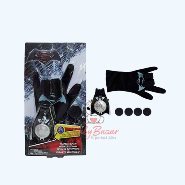 BATMAN Thrown Action Hero web Shooter game with Glove for kids