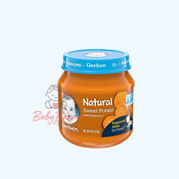 Gerber Natural Glass 1st Foods Sweet Potato Baby Meals 113g