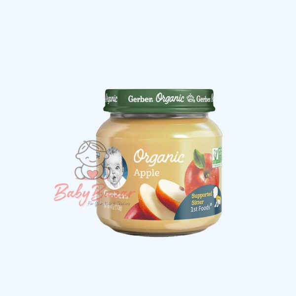 Gerber Natural Glass 1st Foods Apple Baby Meals 113g