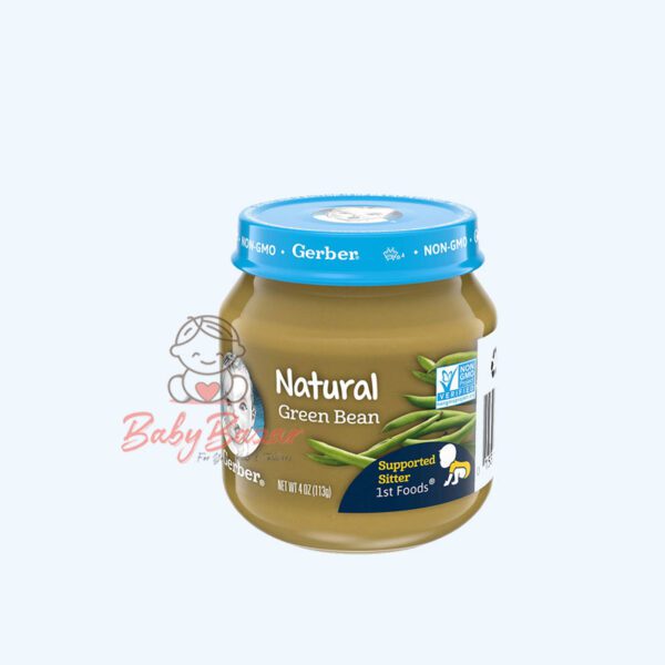 Gerber Natural Glass 1st Foods Green Bean Baby Meals 113g