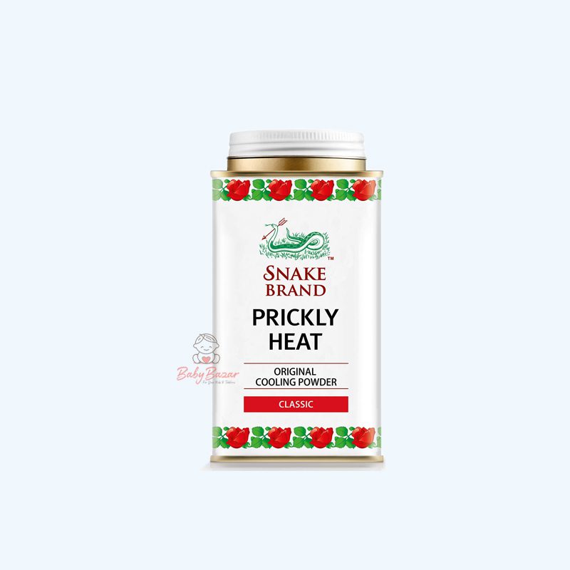 Snake Brand Prickly Heat Cooling Talcum Powder Original Classic For Heat & Rash Treatment 140gm