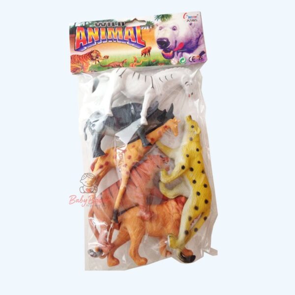 Plastic Wild Animal Toy Set