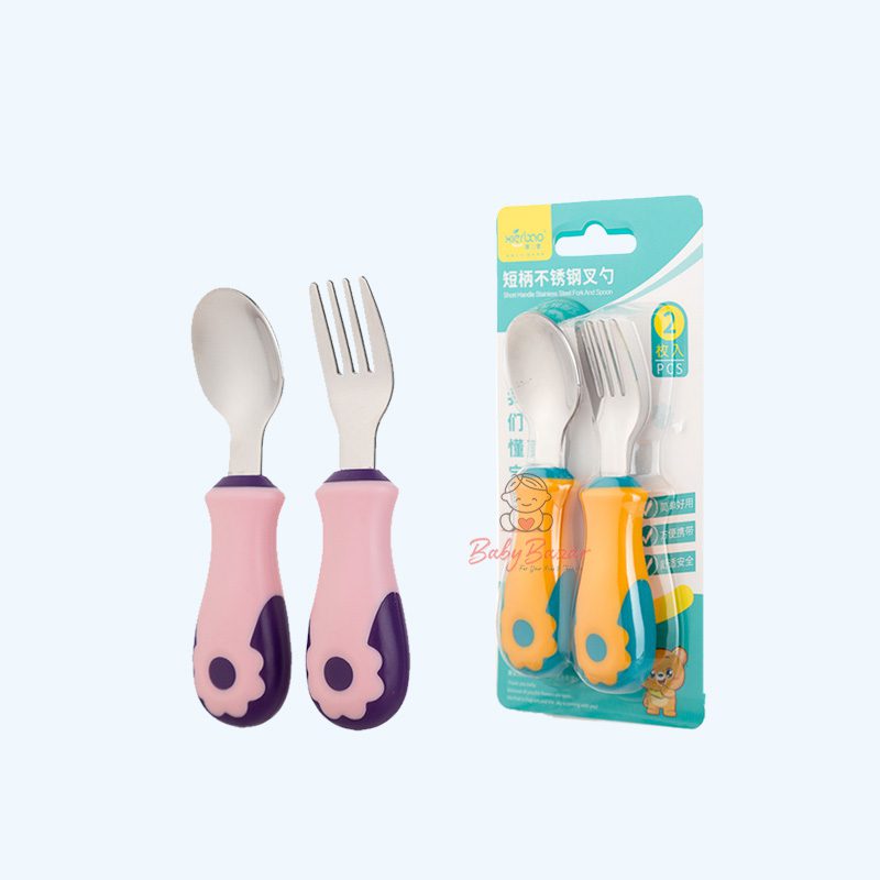 Stainless Steel Fork and Spoon 9381