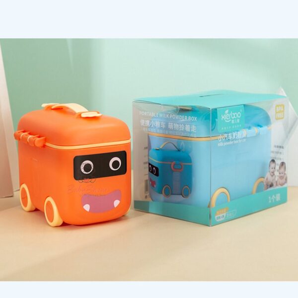 Xierbao Car Shape Large Capacity Portable Milk Powder Box 9405