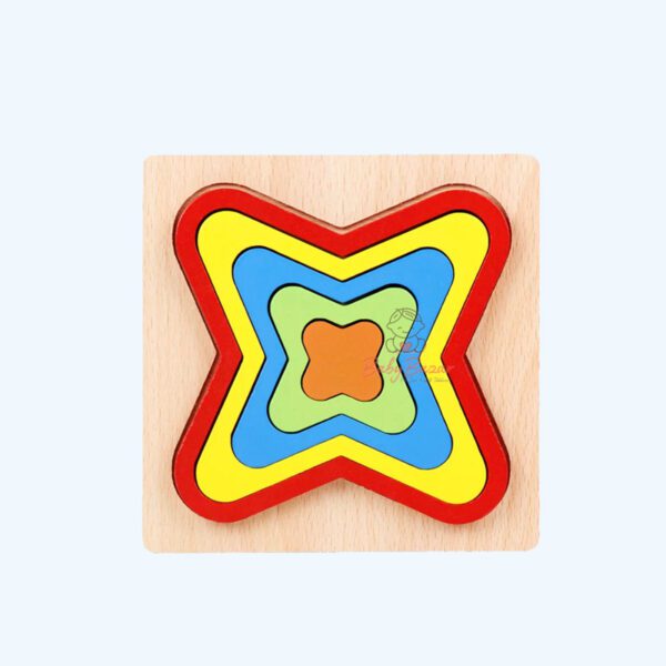 Educational Wooden Shape Cognition Board Puzzles